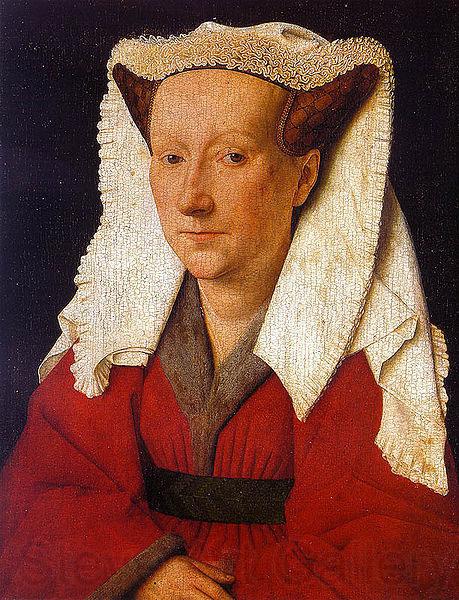 Jan Van Eyck Portrait of Margarete van Eyck Norge oil painting art